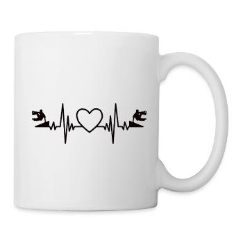Parkour Läufer Parkourlaufen Geschenk Extremsport - Tasse - Weiß - Rechts