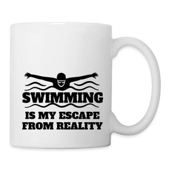 Swimming Club Swimmer Mrs. Schwimmer Swimming - Mug - white - Right