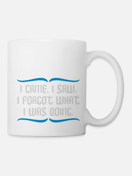 I came saw forget - Mug - white