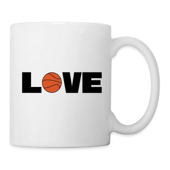 Love Basketball - Mug - white - Right