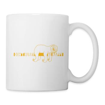 Don't hurry be happy - Mug - white - Right