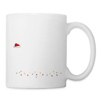 Frohe Weihnachten Küssen Sie meinen Küssen Sie seinen Küssen Sie - Tasse - Weiß - Rechts