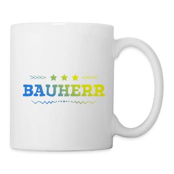 Bauherr Haus Bau - Tasse - Weiß - Rechts