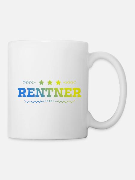 Rentner Rente - Tasse - Weiß