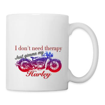 Auto-thérapie - Mug blanc - blanc - Droite
