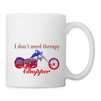 Hachoir auto-thérapeutique - Mug blanc - blanc - Droite