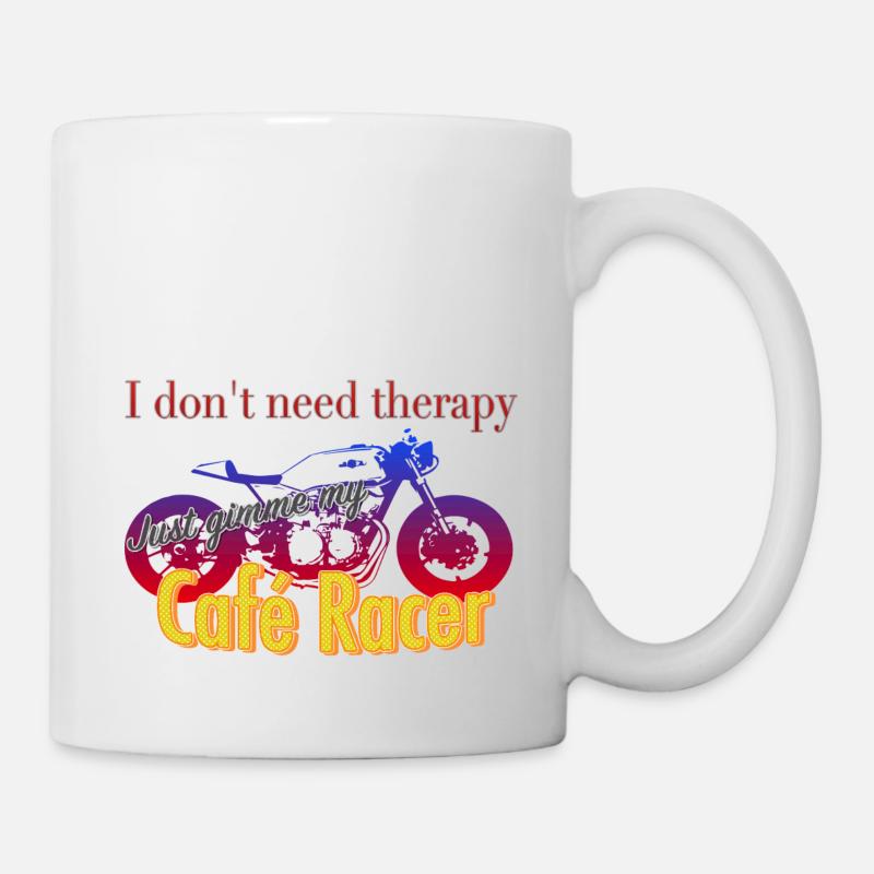 Café Racer - Mug blanc - blanc