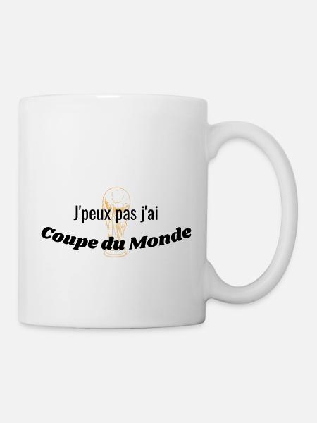 J'PEUX PAS J'AI COUPE DU MONDE - Mug blanc - blanc