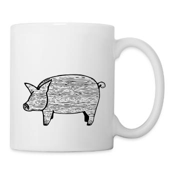 pig sweet pigs pigs animal animals 18 - Mug - white - Right
