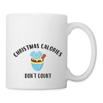 Christmas calories dont count - Mug blanc - blanc - Droite
