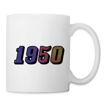 Année 1950 - Mug blanc - blanc - Droite