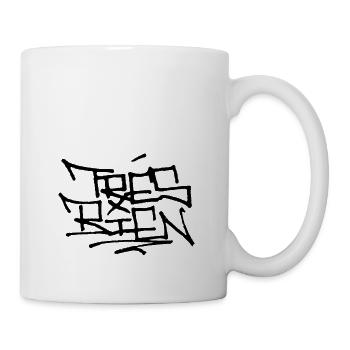 Trés Bien Logo Graffiti Tag Handstyle - Tasse - Weiß - Rechts