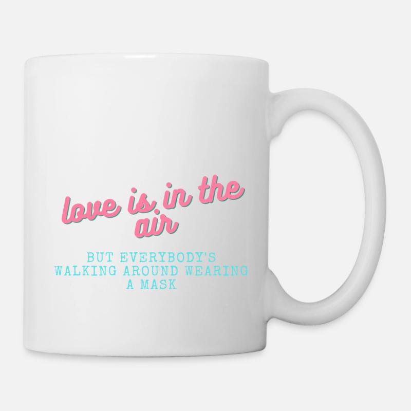 L’amour est dans l’air - Mug blanc - blanc