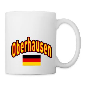 Oberhausen drapeau de l’Allemagne - Mug blanc - blanc - Droite