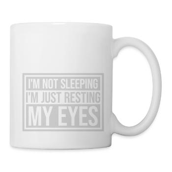 im not sleeping quote - Mug - white - Right