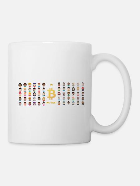 In Bitcoin We Trust - Tasse - Weiß