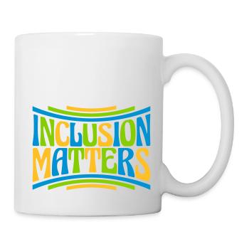 inclusion matters Logo Quote - Mug - white - Right