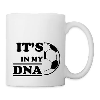 Fußball Soccer - Tasse - Weiß - Rechts