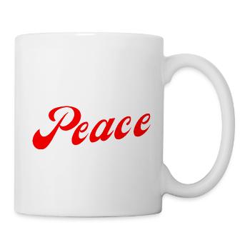 La paix - Mug blanc - blanc - Droite