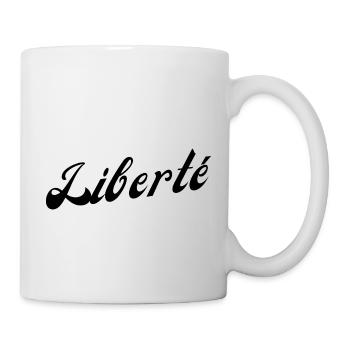 Liberté - Mug blanc - blanc - Droite