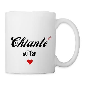 chiante au top idée cadeau - Mug blanc - blanc - Droite