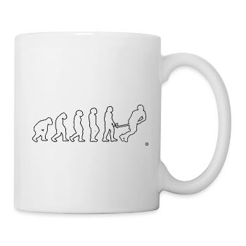 Hockeyspieler Unihockey Hockey Geschenk Feldhockey - Tasse - Weiß - Rechts