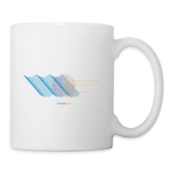 SWIM BIKE RUN Triathlon Long Distance Middle Distance - Mug - white - Right