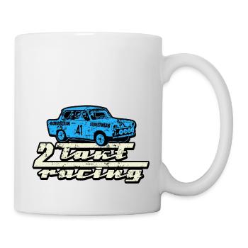 Trabi 2 Takt Racing - Tasse - Weiß - Rechts