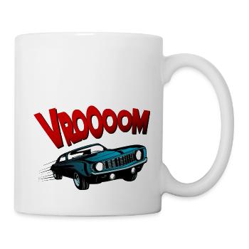 Muscle-Car - Tasse - Weiß - Rechts
