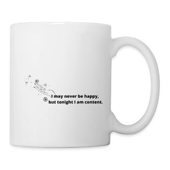 Sylvia Plath - Content - Mug - white - Right