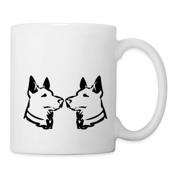 Hund Dog - Tasse - Weiß - Rechts