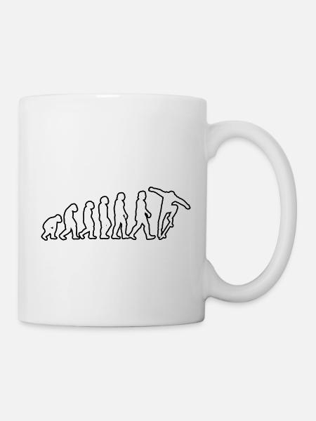 Skateboard Skateboarding Skaten Longboard Skater - Mug blanc - blanc