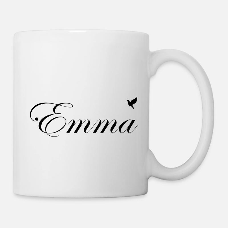 Emma schöner Name - Tasse - Weiß
