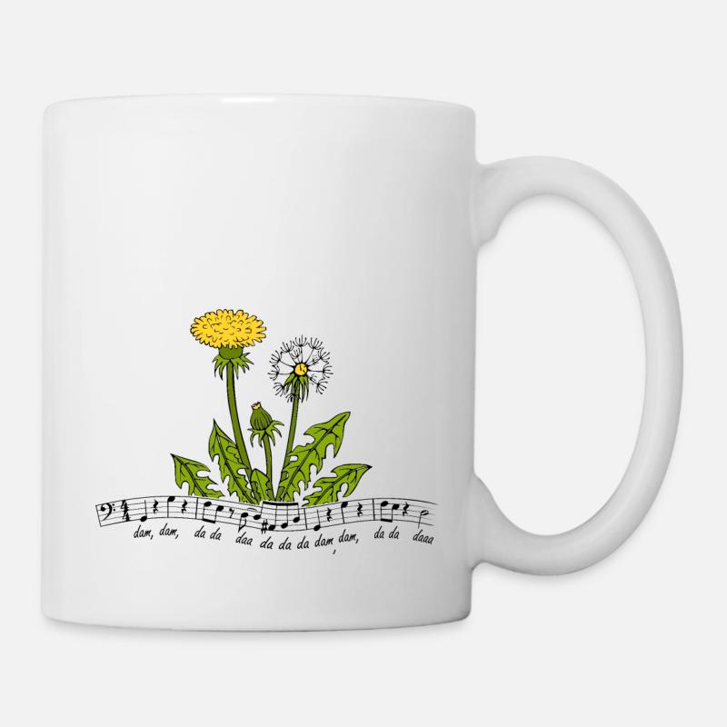Löwenzahn - Tasse - Weiß