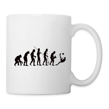 Fußball Fußballtrainer Fußballspieler Fußballer - Tasse - Weiß - Rechts