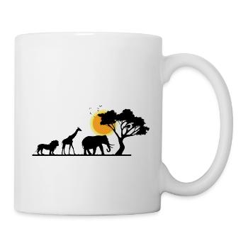 Safari Zoo Animals Wildlife - Mug - white - Right