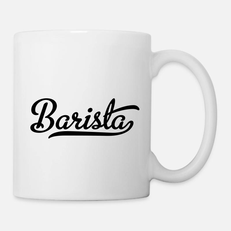 barista - Tasse - Weiß
