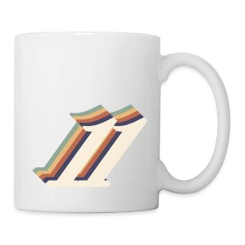 11e anniversaire vintage - Mug blanc - blanc - Droite