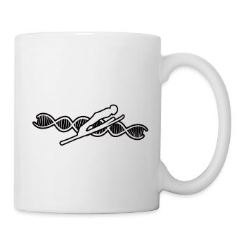 Skieur Ski Ski Tenue de ski Design de ski - Mug blanc - blanc - Droite