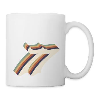 Vintage 77th anniversary - Mug - white - Right