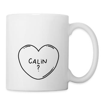 Coeur calin - Mug blanc - blanc - Droite