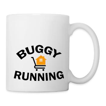 Marathon Triathlon Running jogging Biking Cycling - Mug - white - Right