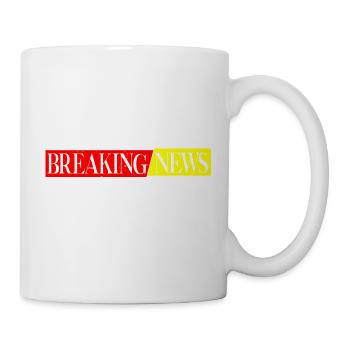 Breaking News, Nobody Cares 26 - Tasse - Weiß - Rechts