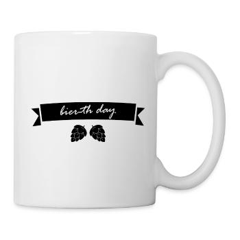 Beer Wine Whiskey Schnapps Alcohol - Mug - white - Right