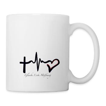 Foi Amour Espérance - Mug blanc - blanc - Droite