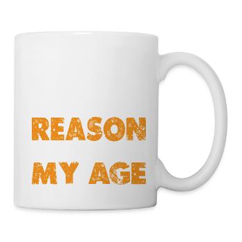 Je ne vois aucune bonne raison d’agir à mon âge 6 - Mug blanc - blanc - Droite
