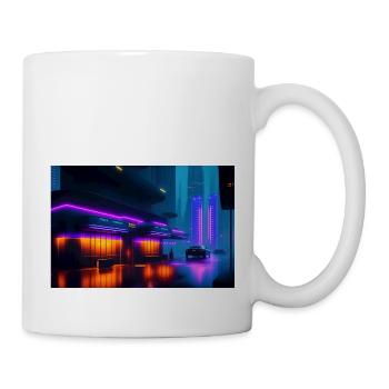 Image future de l’IA-Art - Mug blanc - blanc - Droite