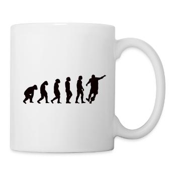 Équipe de football Football Design Joueur de football - Mug blanc - blanc - Droite