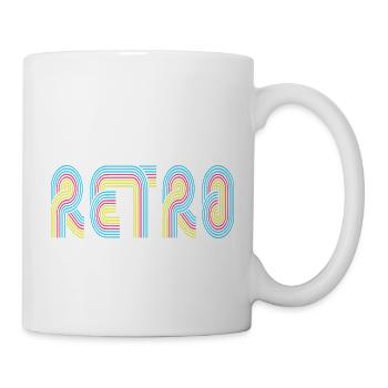 Rétro - Mug blanc - blanc - Droite
