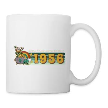 Les chanceux sont nés en 1956 tee St. Patrick’s - Mug blanc - blanc - Droite